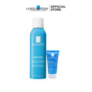 Bộ xịt khoáng giảm dầu ngừa mụn & làm sạch sâu cho da dầu mụn La Roche-Posay Serozinc