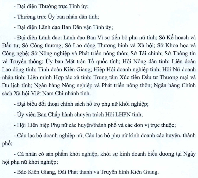 Thành viên tham dự gồm có: