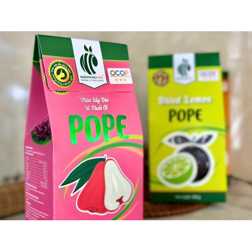 Mận Sấy Dẻo Vị Muối Ớt POPE – Hộp 105gr