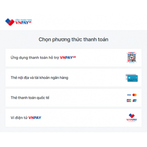 Hướng dẫn thanh toán VNPAY