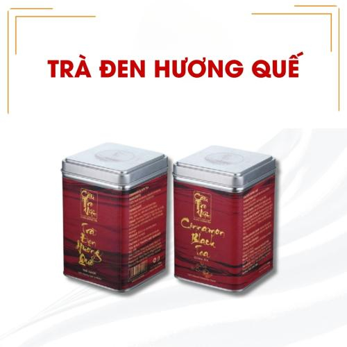 Trà Đen Hương Quế Cầu Tre Việt Hộp Thiếc 85g