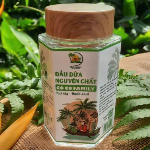 Dầu Dừa Nguyên Chất Cô Cô Family