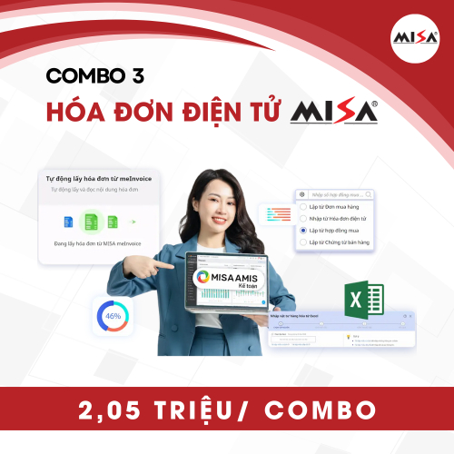 Combo 3: Giải Pháp Hóa Đơn Điện Tử MISA