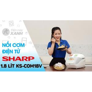 Nồi Cơm Điện Tử Sharp 1.8 lít KS-COM18V