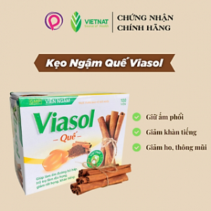 Viên Ngâm Viasol Quế - Hộp 100 viên