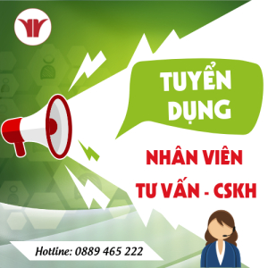 $Tuyển dụng Nhân viên Tư vấn - CSKH