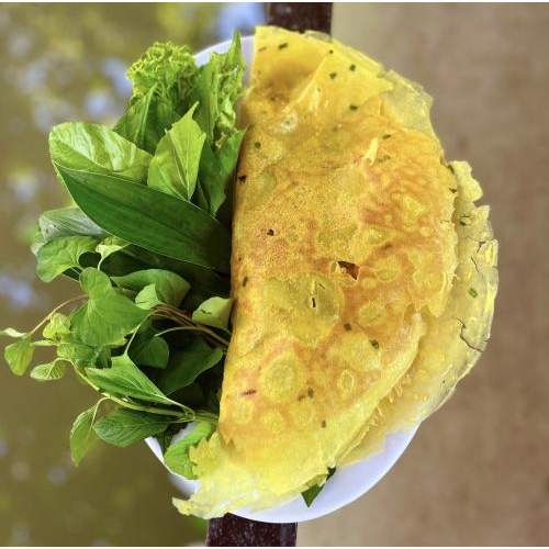 Bánh Xèo Miền Tây – Hương Vị Dân Gian Gói Trọn Tinh Hoa Ẩm Thực Tại Khu Du Lịch Tuấn Tường