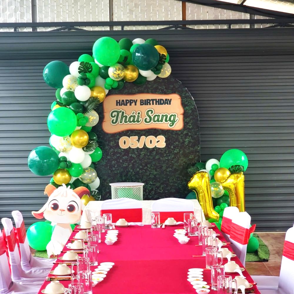 Làm Mới Buổi Sinh Nhật Bằng Không Gian Thiên Nhiên