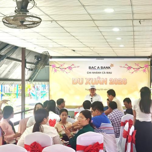 BAC A BANK Chi Nhánh Cà Mau Du Xuân 2026 Tại Phú Điền