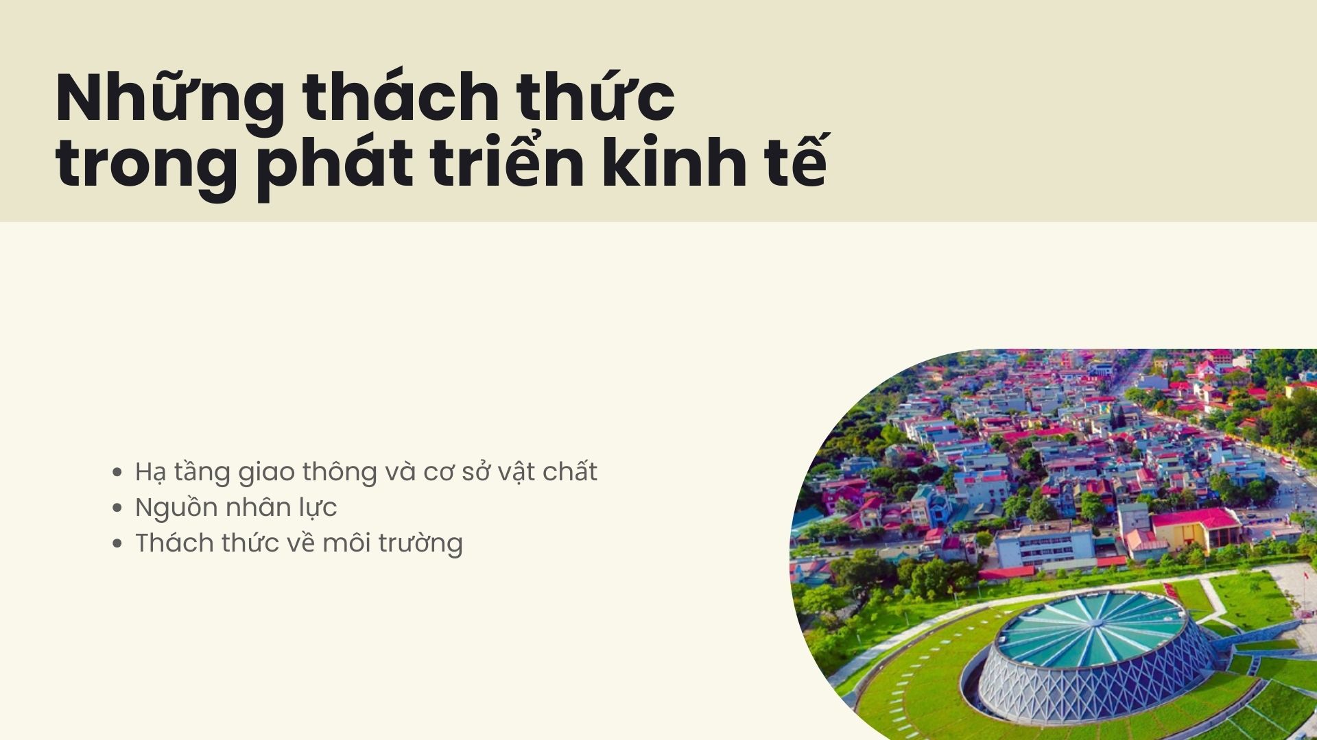 2. Những thách thức trong phát triển kinh tế