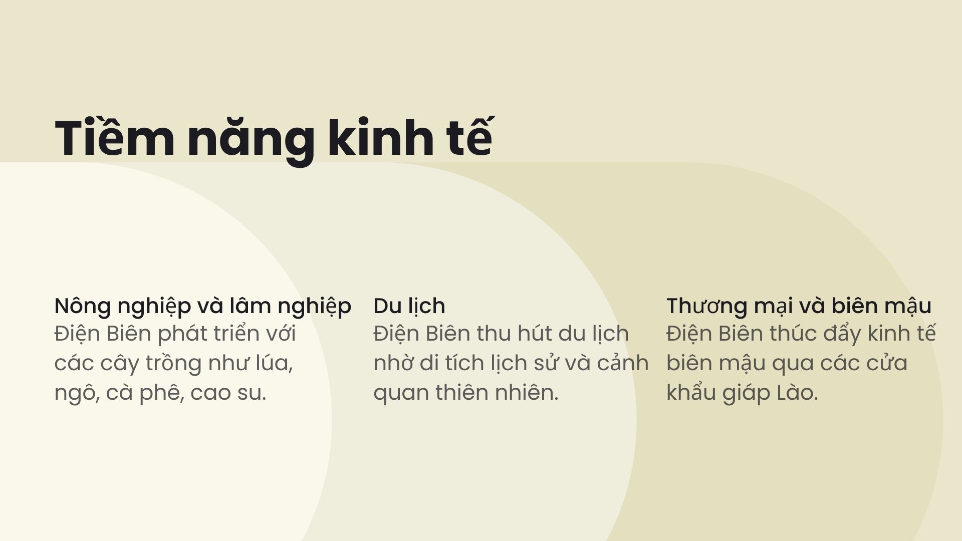 1. Tiềm năng kinh tế