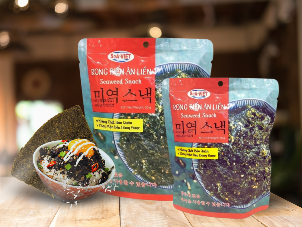 2. Rong biển ăn liền!