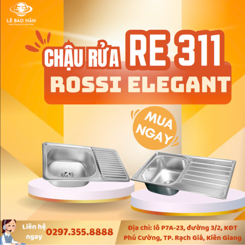Chậu rửa Rossi Elegant RE 311