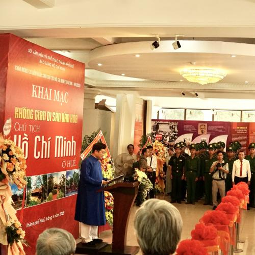 Bảo Tàng Hồ Chí Minh Thành Phố Huế Tổ Chức Khai Mạc Triển Lãm Không Gian Di Sản Văn Hóa Chủ Tịch Hồ Chí Minh Ở Huế