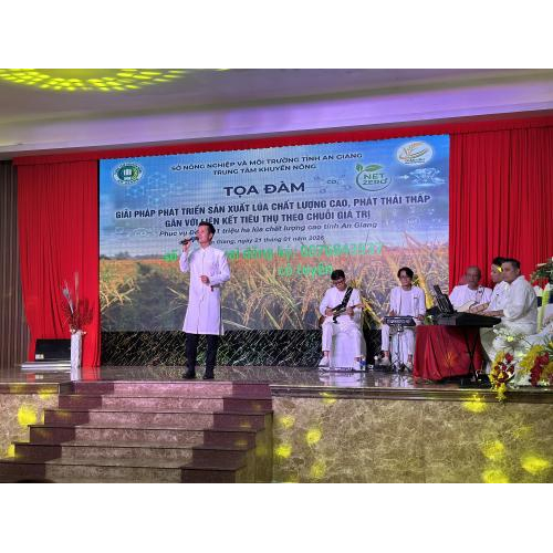 Gala giải pháp phát triển sản xuất lúa chất lượng cao, phát thải thấp