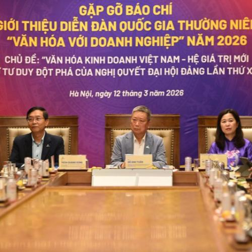 Diễn đàn "Văn hoá với doanh nghiệp" 2026 góp phần cụ thể hóa các nghị quyết chiến lược