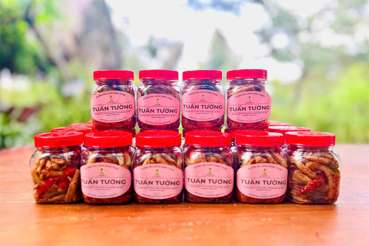 Cá cơm rim tỏi ớt