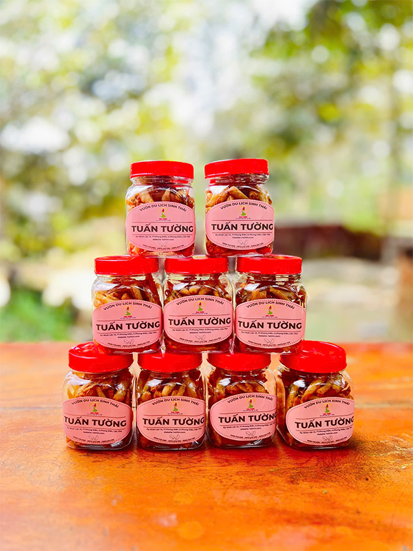 Cá cơm rim gia vị