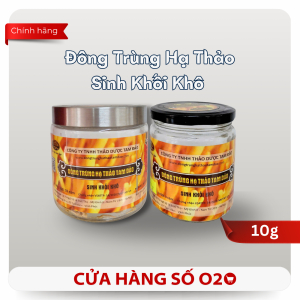 Đông Trùng Hạ Thảo Sinh Khối Khô 10g