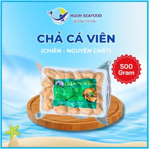 Chả Cá Viên Nguyên Chất (Không Thì Là) - Hút Chân Không - Khay 500gr