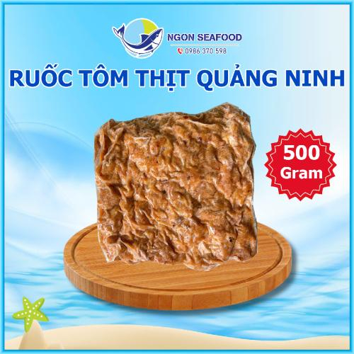 Ruốc Tôm Thịt Quảng Ninh - Hút Chân Không - Bịch 500gr