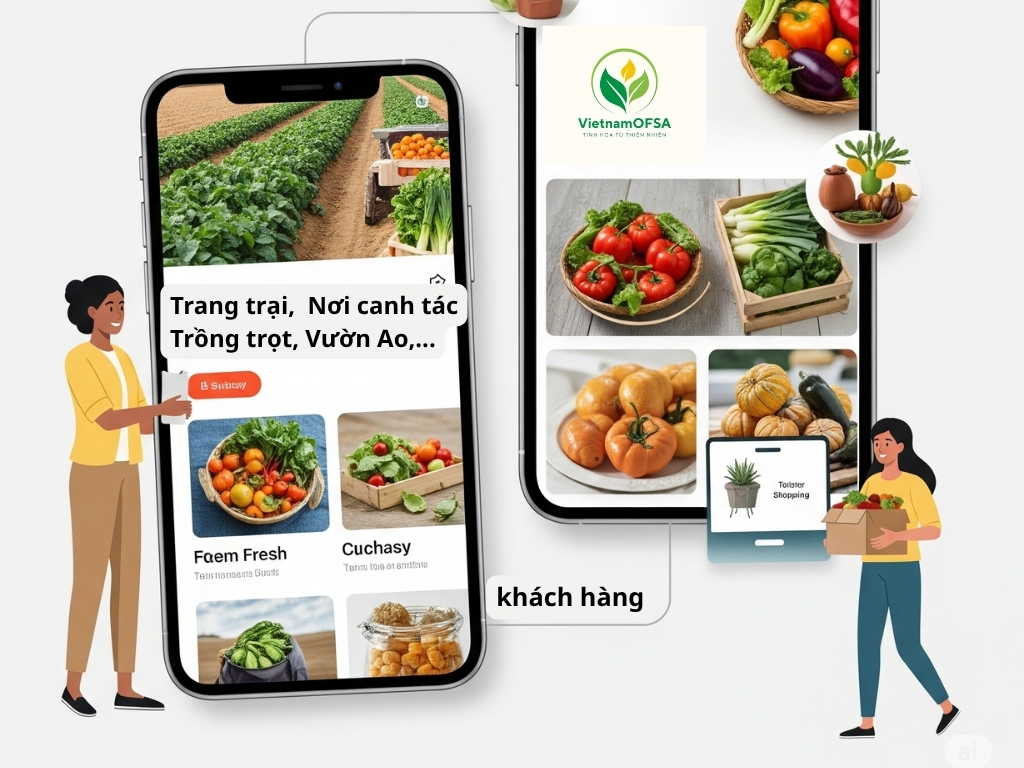 2. Kết nối trực tiếp: Hàng hóa trực tiếp từ nhà sản xuất Việt uy tín, không qua trung gian.