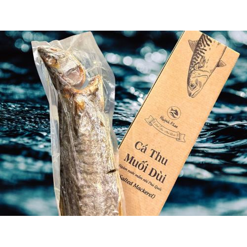 Cá Thu Muối Dùi Huỳnh Khoa Nguyên Con 1Kg - Đặc Sản Phú Quốc