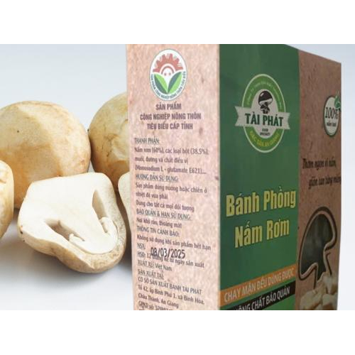 Bánh Phồng Nấm Rơm Tài Phát 180g – Đặc Sản An Giang