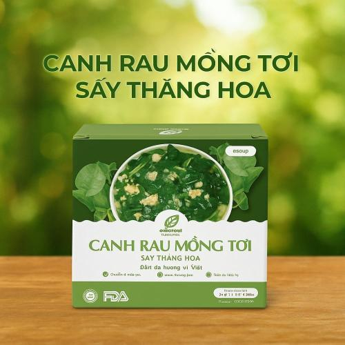 Canh Rau Mồng Tơi Sấy Thăng Hoa eHerbal