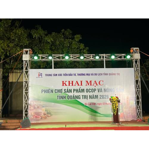 GOLD HERBAL ĐỒNG HÀNH CÙNG PHIÊN CHỢ OCOP VÀ NÔNG SẢN TỈNH QUẢNG TRỊ NĂM 2026