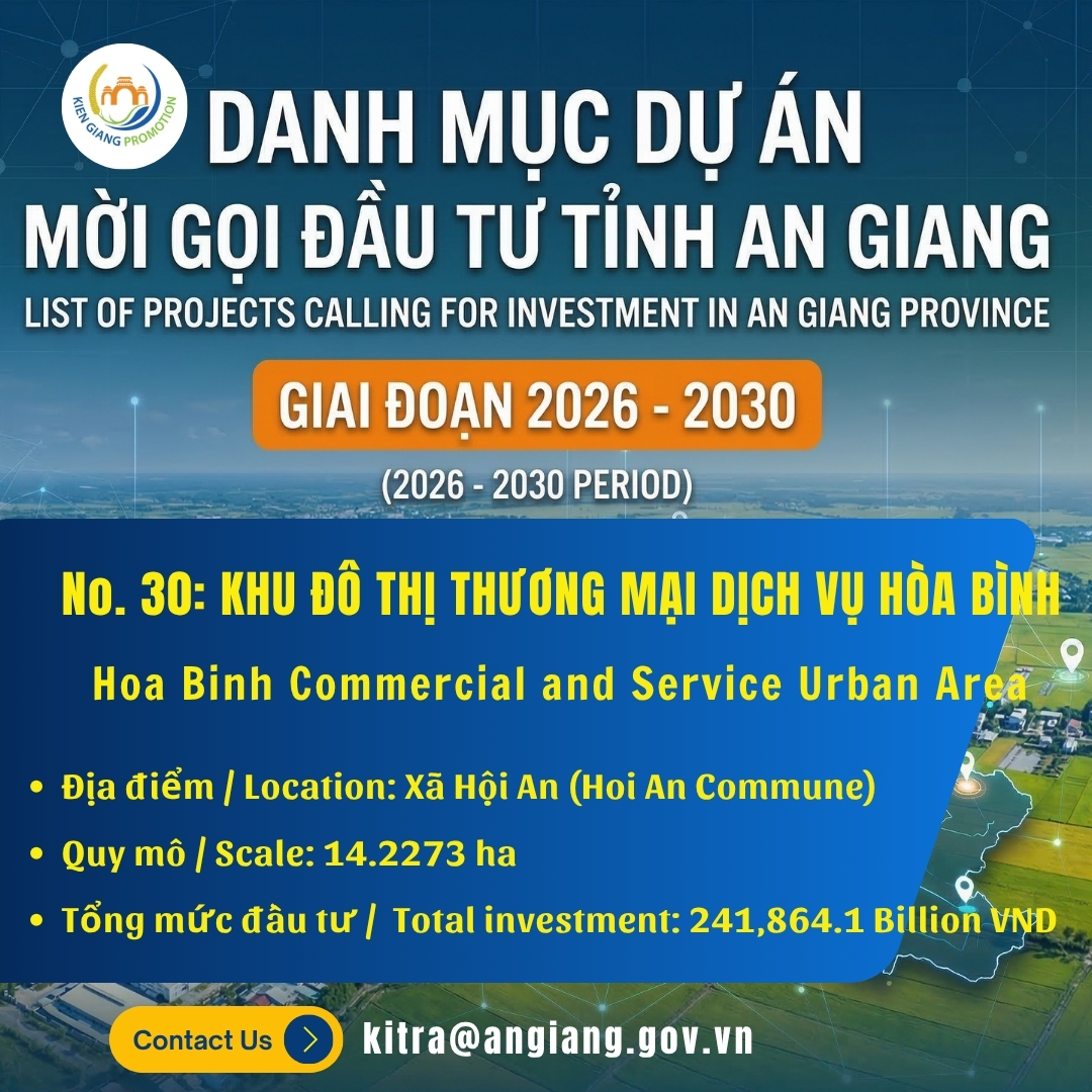 No. 30: Hoa Binh Commercial and Service Urban Area