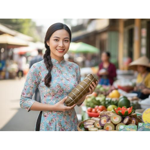 Bánh Tét Nhân Thập Cẩm Lệ Quyên 400g - Mềm Dẻo, Đậm Đà