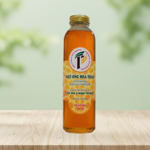 Mật Ong Hoa Tràm Thanh Phú 500ml - Gác Kèo 100% Tự Nhiên Rừng U Minh