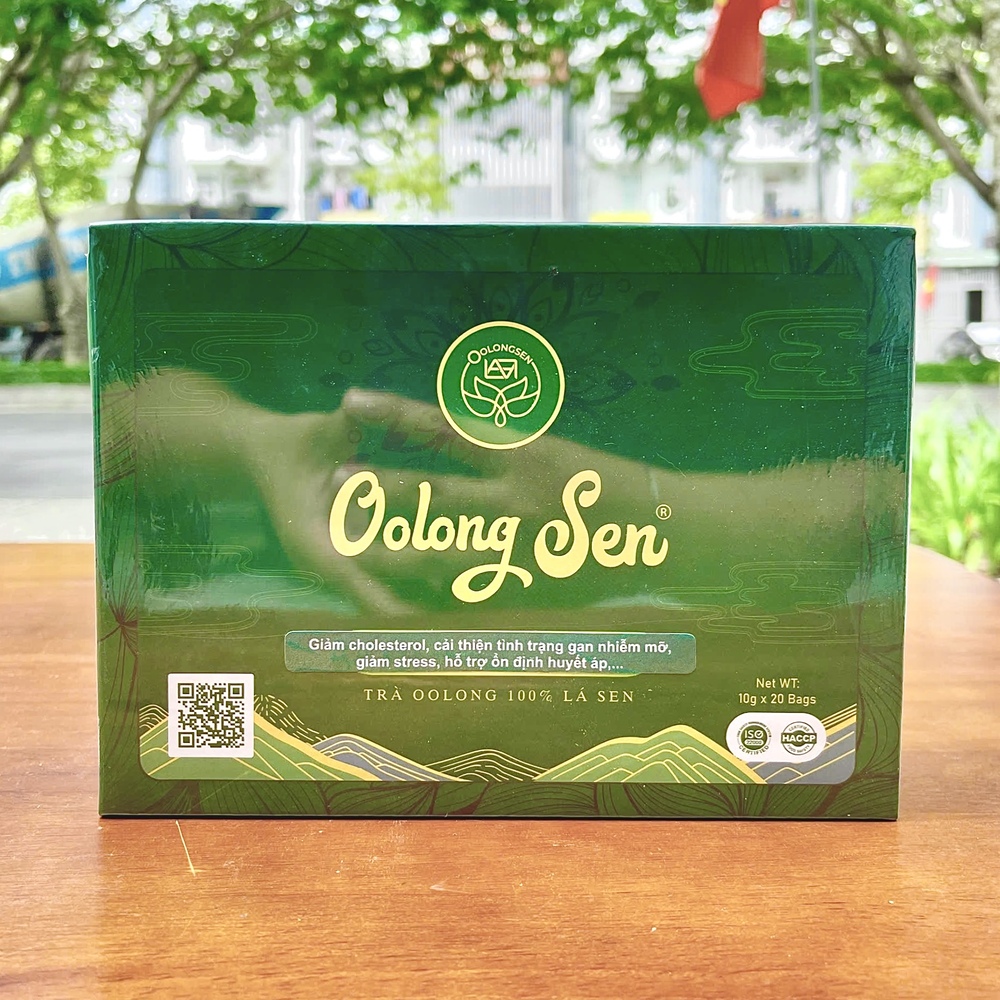 Hộp Oolong 100% Lá Sen 100gr