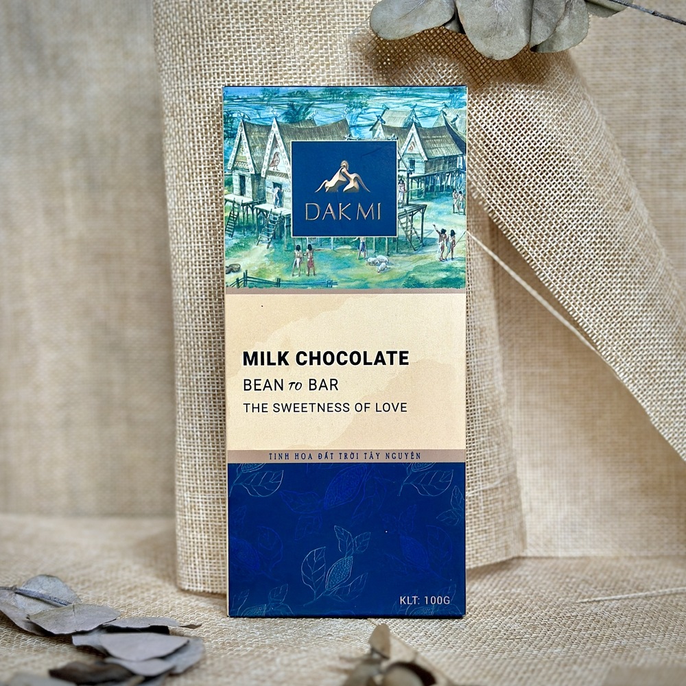 Socola sữa dak mi – Hương vị ngọt ngào từ hạt cacao Tây Nguyên