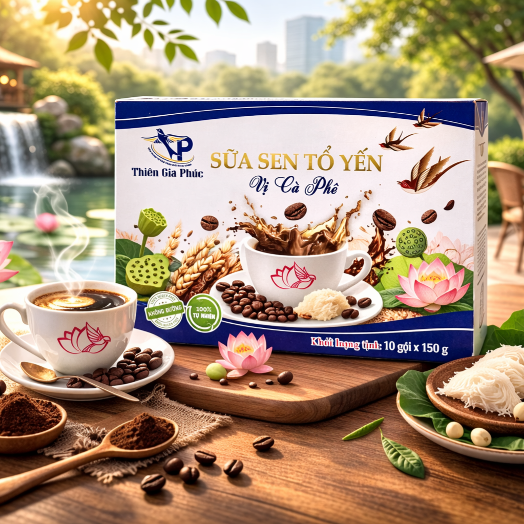 Sữa Sen Tổ Yến Vị Cà Phê
