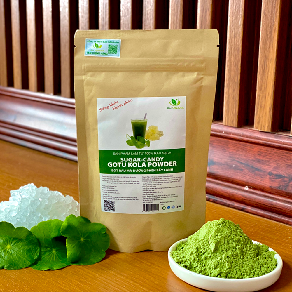 Bột Rau Má Đường Phèn Sấy Lạnh