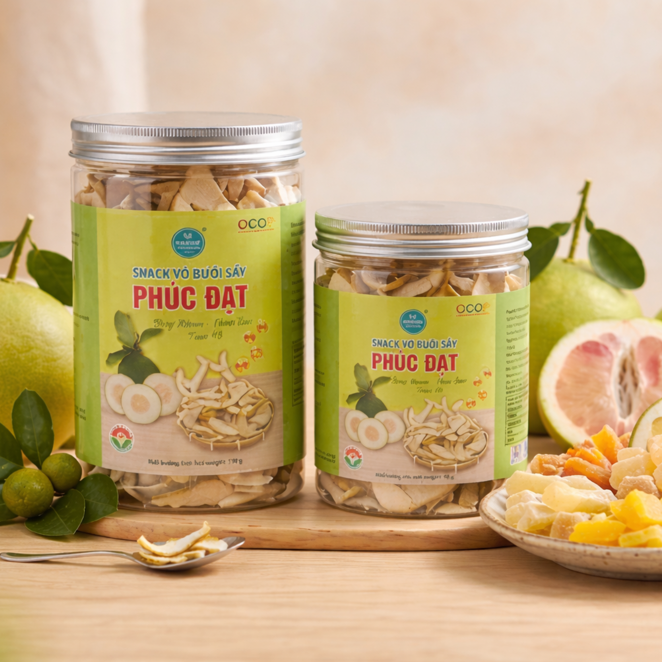 Snack Vỏ Bưởi Sấy Phúc Đạt – Đặc sản quê nhà