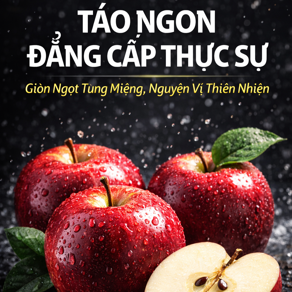 Táo Tươi Mỗi Ngày – Giòn Ngọt Từng Miếng