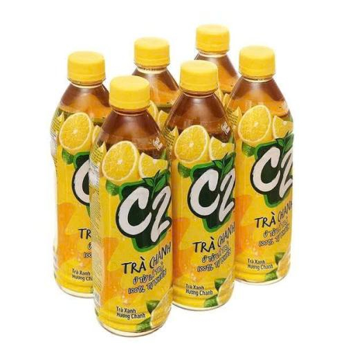 Trà C2 Chanh - Ủ Từ Lá Trà 100% Tự Nhiên - Chai 455ml