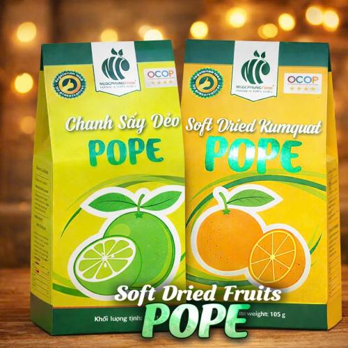 POPE – Trái Cây Sấy Dẻo Tự Nhiên, Vị Ngon Khó Cưỡng