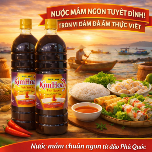 NƯỚC MẮM KIM HOA – HƯƠNG VỊ ĐẬM ĐÀ TỪ BIỂN CẢ