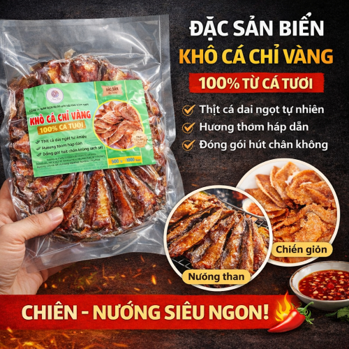 Khô Cá Chỉ Vàng 500gr