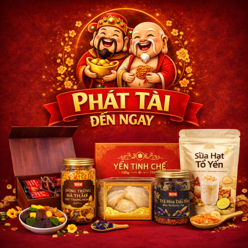 Compo 6 hủ phát tài trao lộc đầu năm