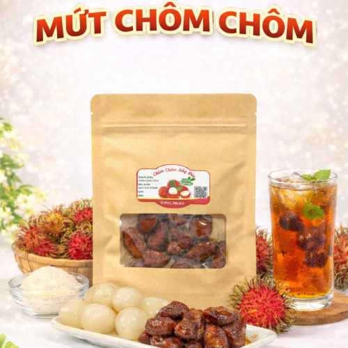 Mứt Chôm Chôm ( Ăn Là Ghiền)