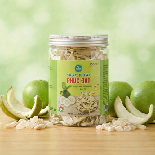 Snack vỏ bưởi sấy Phúc Đạt – Tinh hoa từ thiên nhân