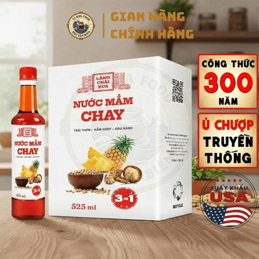 Review Chi Tiết Nước Mắm Chay 3 Trong 1 Làng Chài Xưa 525ml – Có Thực Sự Ngon?