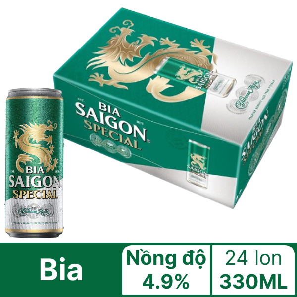 Bia Saigon Special: Đẳng Cấp "Rồng Xanh" – Tinh Túy 100% Đại Mạch Cho Cuộc Vui Thượng Hạng