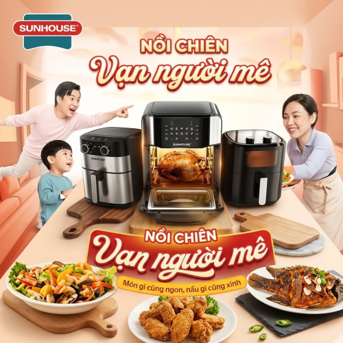 Nâng Tầm Căn Bếp Việt Với Nồi Chiên Không Dầu Thế Hệ Mới