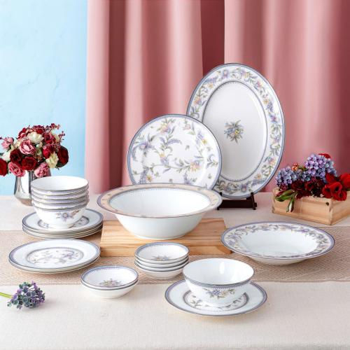 Bộ bát đĩa ăn Châu Á 22 món là một sản phẩm gốm sứ cao cấp